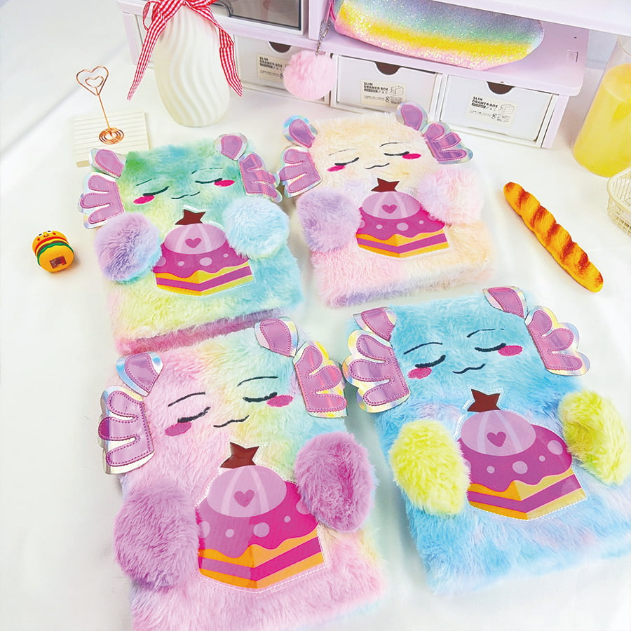 Carnet en peluche A5 Cute Monster Diary
