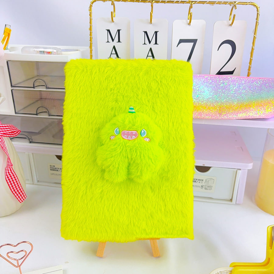 A5 Carnet en peluche mignon petit monstre A5 Carnet en peluche mignon petit monstre