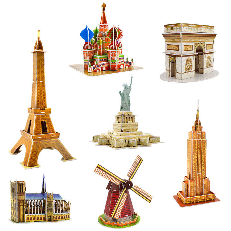 Puzzle 3D Building Échantillon gratuit